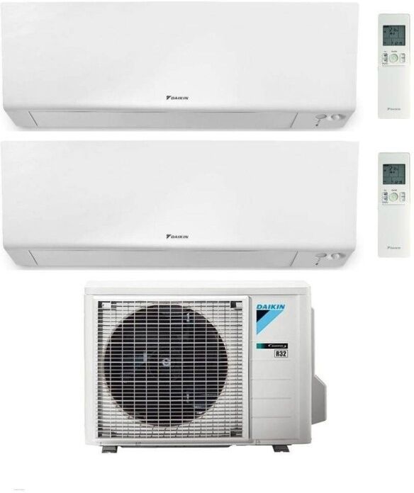 Climatiseur DAIKIN Dual Split Bluevolution série FTXM-R PERFERA 9+9 avec 3MXM52A9 R-32 Wi-Fi intégré