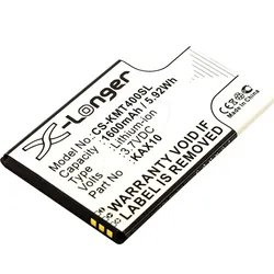 AKKU 10324 - Smartphone-Akku für Kazam-Geräte, Li-Ion, 1600 mAh