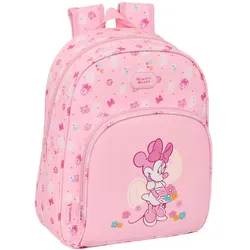 Safta, Kindergartentasche, Kinderrucksack Minnie Mouse Baby Rosa 28 x 34 x 10 cm