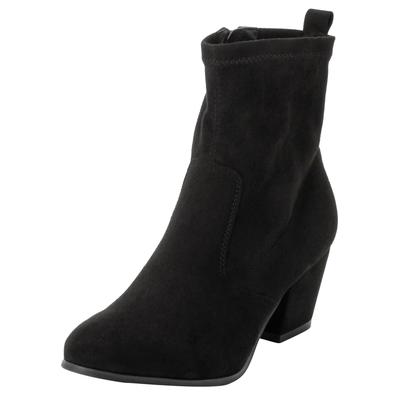 Stiefelette SHEEGO, Damen, Gr. 41, schwarz, Lederimitat, Polyester, Schuhe Stiefelette