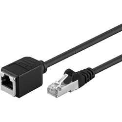 GOOBAY 91883 - 3 m Cat.5e-Verlängerung, schwarz, RJ45