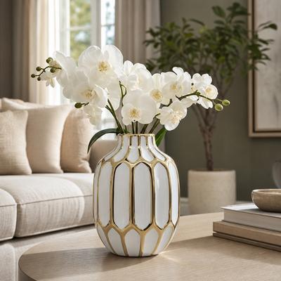 Sagebrook Home Decorative Ceramic Bud Modern Decorative Vase