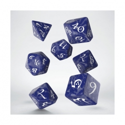 Q-Workshop Classic RPG Dice Cobalt/White (7) 275199