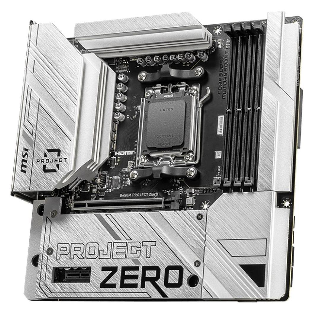MSI B650M PROJECT ZERO (AM5, AMD B650, mATX) (7E09-003R)