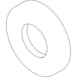 Dornbracht Rosette Schub 55 x 9 092722017-10 weiß matt
