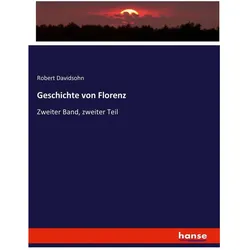Geschichte von Florenz, Fachbücher von Robert Davidsohn