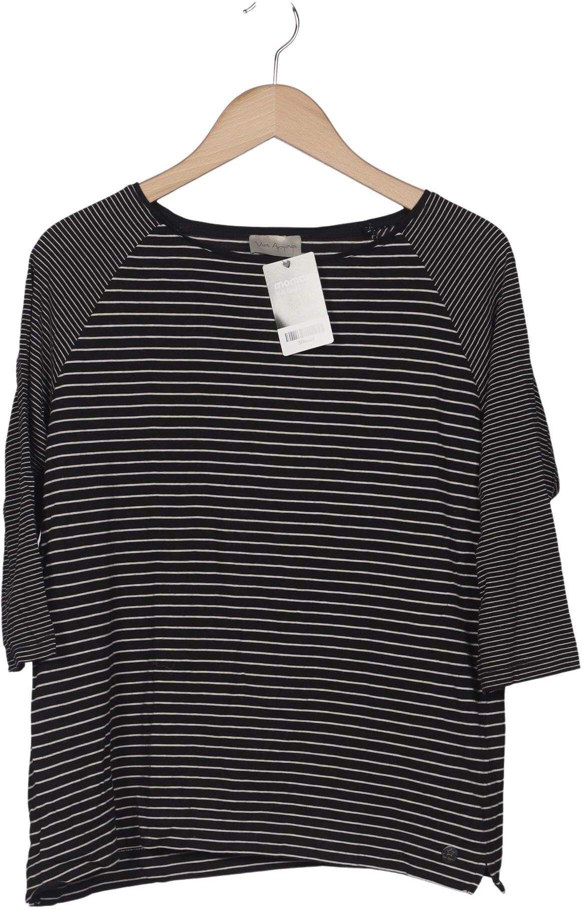 Via Appia DUE Damen Langarmshirt, Mehrfarbig, Gr. EU 40, Modal / Baumwolle - Second Hand