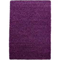 HOCHFLORTEPPICH RHEIN, einfarbig, Violett, 240 x 340 cm
