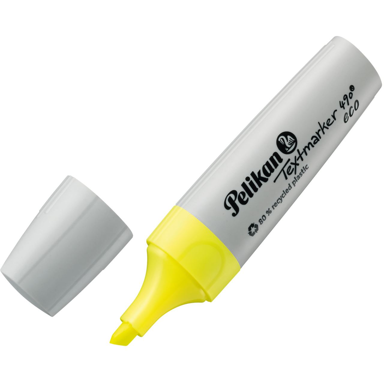 Pelikan Textmarker 490 eco 1 Stück auf Blister Neon-Gelb
