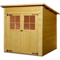 Weka 19 mm Gartenhaus 325 Gr. 2 198 x 194 cm-lasiert - 50 % Rabatt auf Dacheindeckung