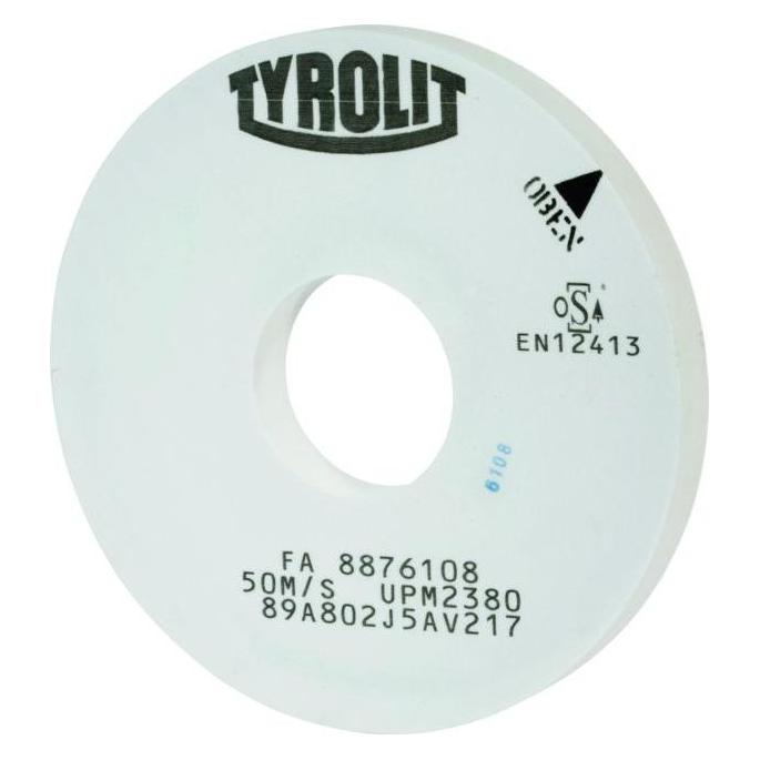 Tyrolit Präzisions-Aussenrund-Schleifscheibe DxTxH (mm), 350x32x127, Typ: A80 (80) (650127)
