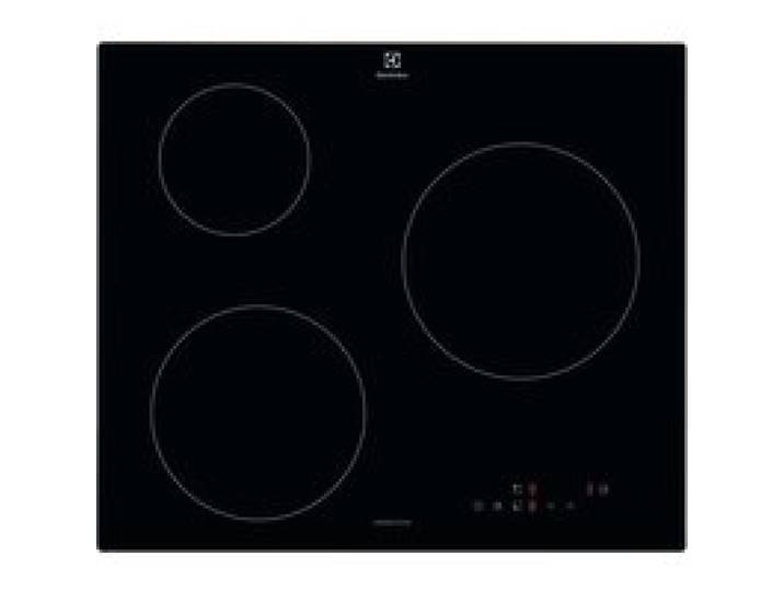 Electrolux Plaque de cuisson induction 60cm 3 feux 6000w noir - LIB60320CK