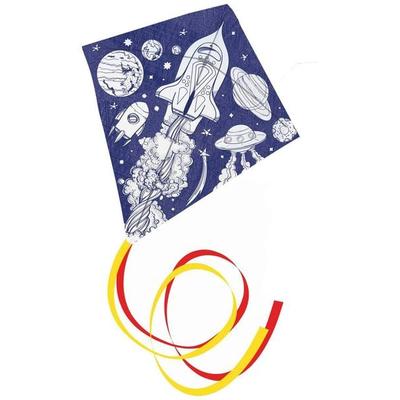 Paul Günther 1245 - Kinderdrachen, Paint Your Universe, Einleiner-Drachen Malay, ca. 69 x 69 cm