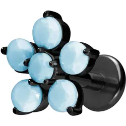 Titan Labret mit Innengewinde BLUME + SYNTHETISCHE TÜRKISE