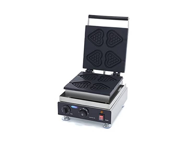 Maxima Wafelijzer - 4 Stuks - Lolly Hartjes Wafel