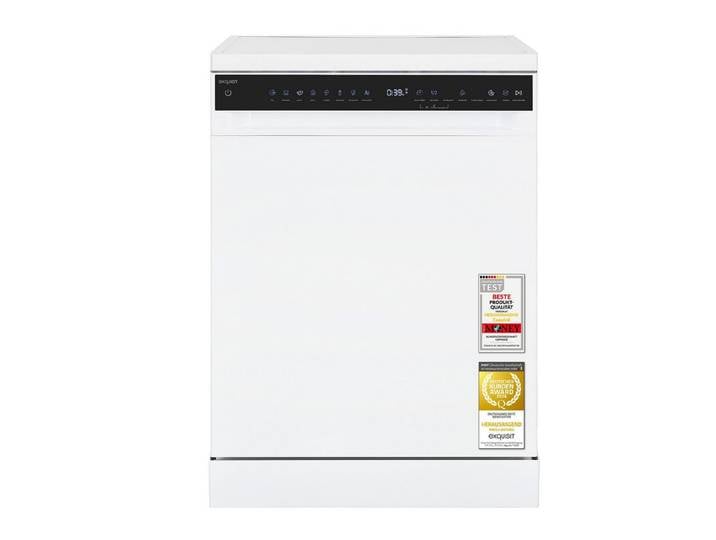exquisit Standgeschirrspüler GSP9616-450B, 10,9 l, 16 Maßgedecke, Edelstahl Innenraum, Energieklasse B, 45 dB Geräuschklasse C