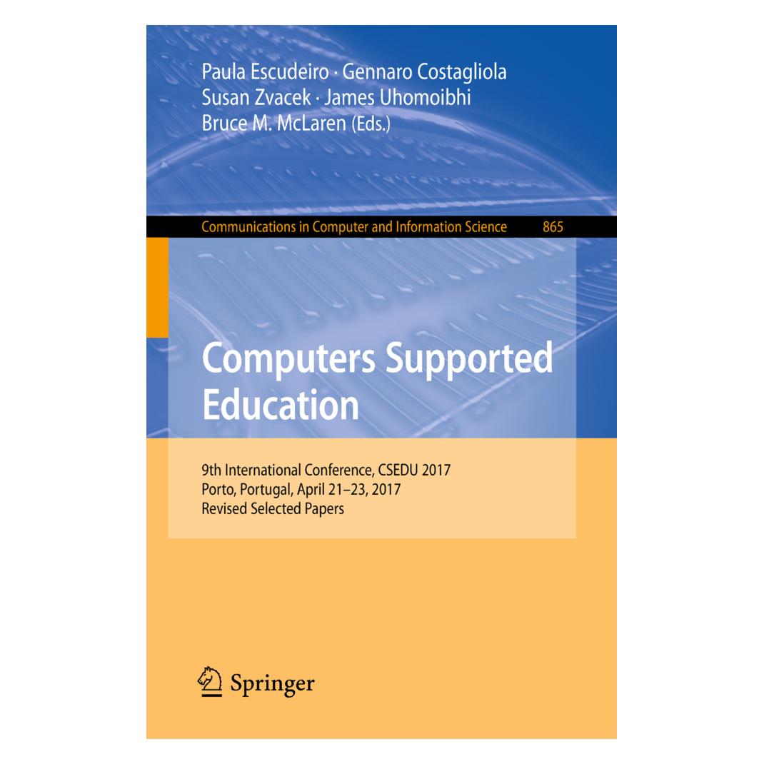 Springer Computers Supported Education (Englisch, Softcover, Bruce M. McLaren, Gennaro Costagliola, James Uhomoibhi, Paula Escudeiro, Susan Zvacek) (16709600)