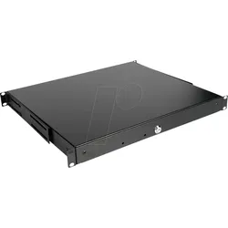 ROLINE 26210268 - 19" Tastatureinschub, 1 HE, abschließbar, schwarz