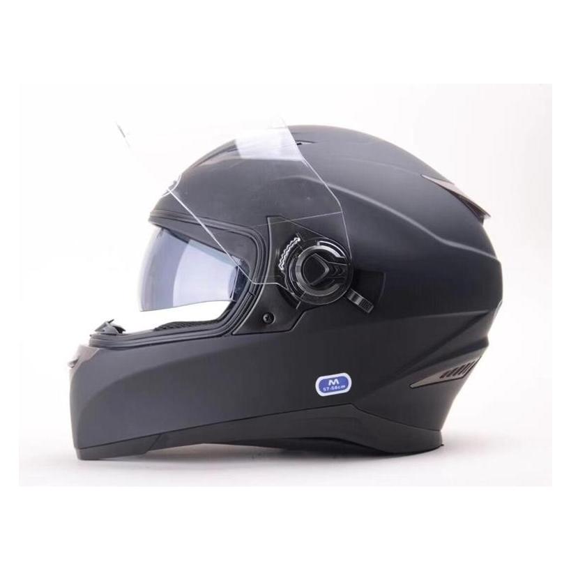 Motorcycle Helmet Hd-09b Size L Black (L) (HD-09B L)