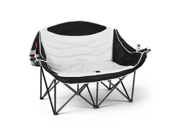 Chaises pliantes doubles pour le camping en plein air, chaises de plage portables, faciles à plier et à ranger pour le camping et les pique-niques, chaise de camping