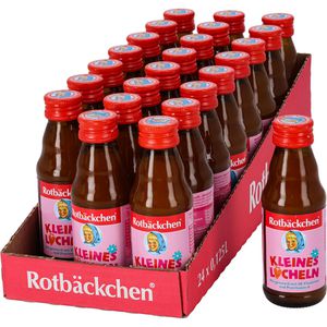 Rotbäckchen Vitamin-Shot Kleines Lächeln, mit 10 Vitaminen, ohne Zuckerzusatz, in Glasflaschen, 24x 125 ml