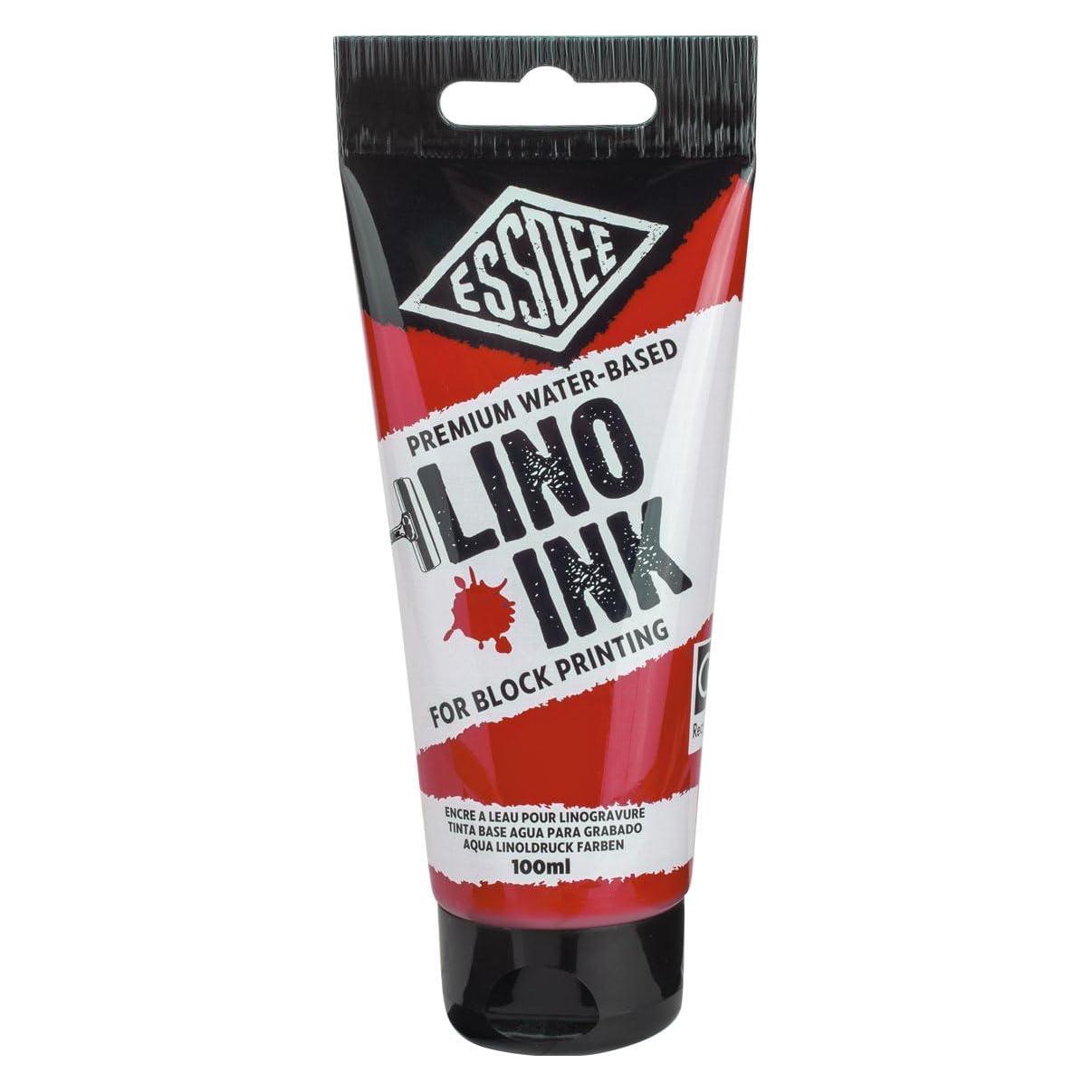 Essdee Linoldruckfarbe dunkelrot 100ml (100 ml) (LPI/03R100)