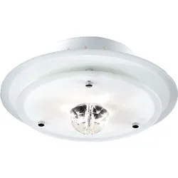 Deckenleuchte Deckenlampe Glas Metall rund Beleuchtung Lampe Licht  Diamantis 40115