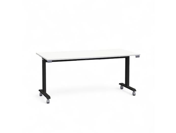 Klapptisch Tradingzone Kos 160x80 cm, Weiss/Schwarz, Rechteckig, Neu - Perfekt für Meetings
