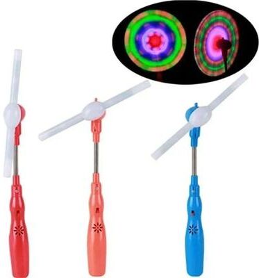Uplift Picks LED Windmill Spinner Toy With Music Rotating Light Up Handheld Spinner LED Windmill Spinner Toy With Music Rotating Light Up Handheld Spinner