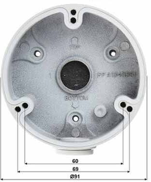 Dahua Scatola Supporto A Soffitto Per Telecamera Dome Cctv  Box  Pfa135
