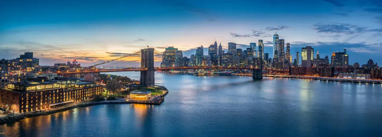 Art Puzzle Panorama-puzzel Brooklyn Bridge New York 1000 stukjes