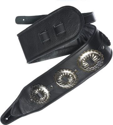 Jodi Head Guitar Straps Big Concho Black Schwarz