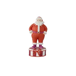 HOME STORY Dekofigur Santa   ¦ rosa/pink ¦ Polyresin (Kunstharz) ¦ Maße (cm): B: 9,5 H: 19,5