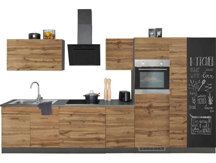 KOCHSTATION KS-Trier ohne E-Geräte, Breite 370 cm
