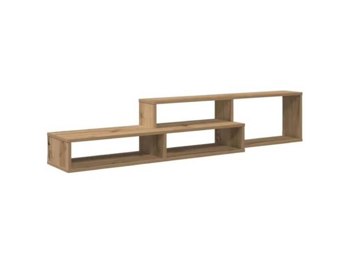 KUPTYERFG Wand TV Lowboard 150x25x28,5cm Holzwerkstoff Fernsehtisch Schwebendes Design schafft Bodenfreiheit im Wohnzimmer, mattes Finish für moderne Optik mit Regalfach.