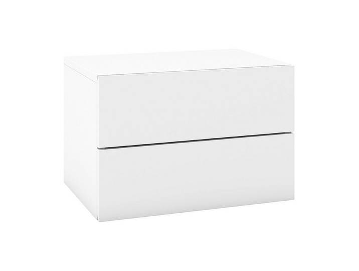 COSTWAY Nachttisch (1-St), hängend, mit 2 Schubladen, Nachtschrank