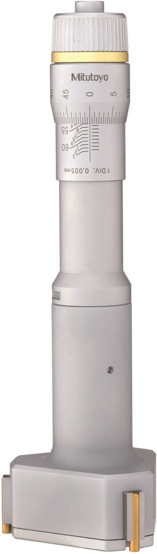 Mitutoyo 3-Linien Innenmessschraube Holtest 50-63mm, 0,005mm (368-170)