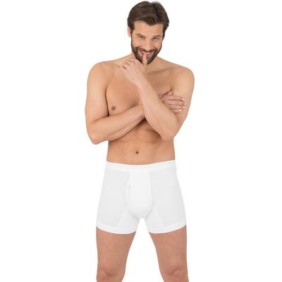 Schlüpfer TRIGEMA "TRIGEMA Unterhose Doppelripp im Doppelpack", Herren, Gr. 10, 2 Stk., weiß, 100% Baumwolle (Bio-Baumwolle kbA), Unterhosen