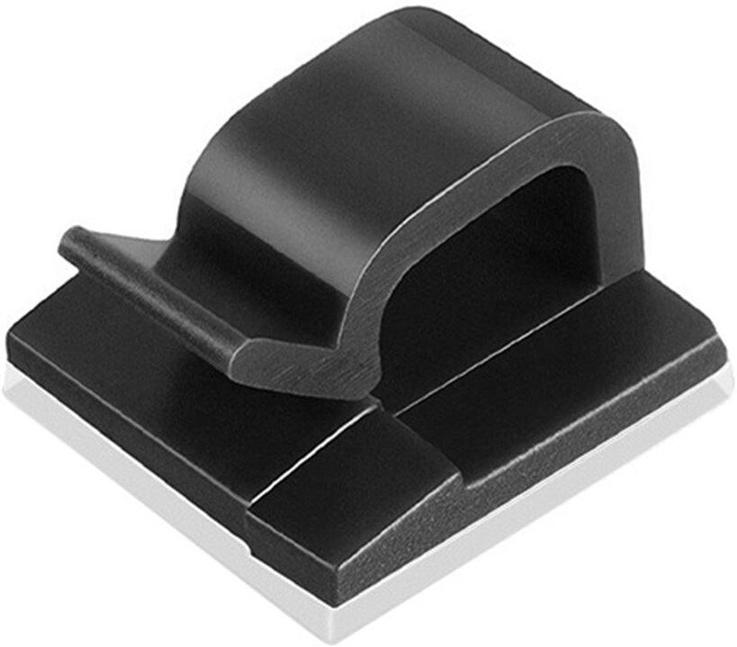 TABLETCOVERS.DK Multifunktionel Kabelholder - 10 stk. - Sort
