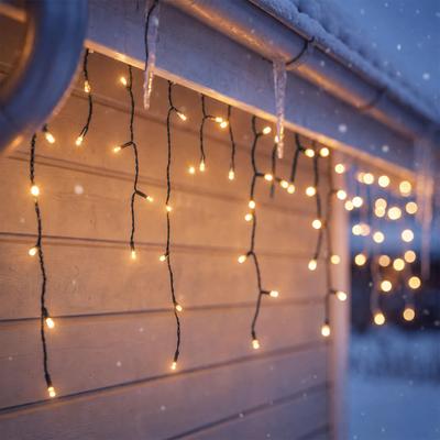 OTTO HOME LED-Lichterkette "in 3/6/12/18 u. 24 m Länge, Outdoor Indoor, Lichtfunktionen, Garten", schwarz, Dioden 168 Stk., Gesamtlänge 3m, Lichterketten, warmweiß, 8 Modi, 6/18h Timer, schwarz o. weiß, außen, innen