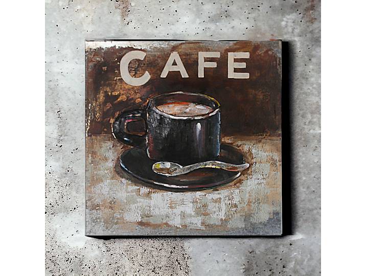 Tableau Relief Café en Métal