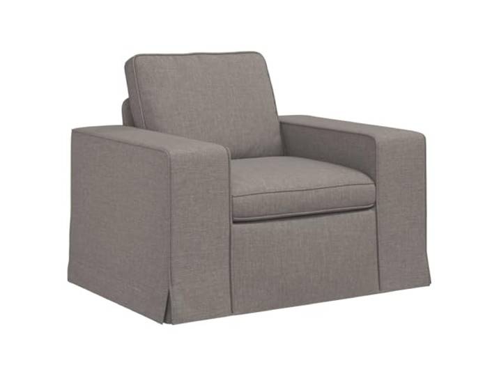 GHVBNMF Modulares Einzelsofa Taupe 103x80x82 cm Stoff Metall Flexibles Ecksofa Modul in Taupe für Wohnzimmer und Schlafzimmer mit abnehmbarem Polsterbezug und Metallgestell.