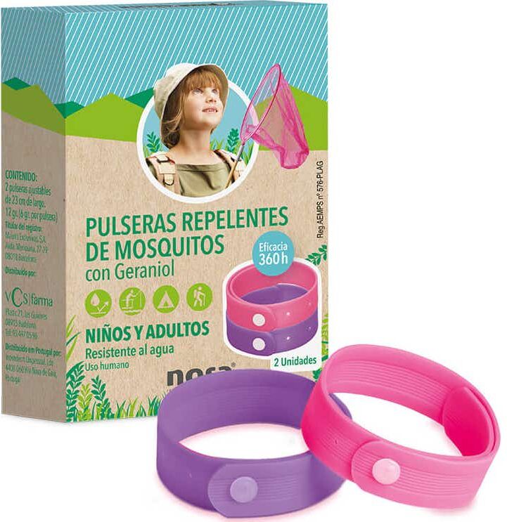 Nosa pulsera repelente de mosquitos 2 uds