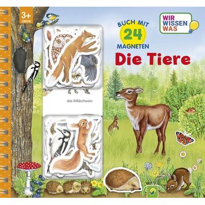 Magnetbuch Die Tiere - mit 24 Magneten, Gebundene Ausgabe von Laura Teller, Schwager & Steinlein, 978-3-8499-5260-0
