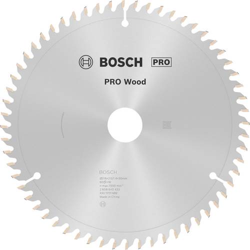 Bosch Accessories Optiline 2608640433 Hartmetall Kreissägeblatt 216 x 30 x 2mm Zähneanzahl: 60 1St.