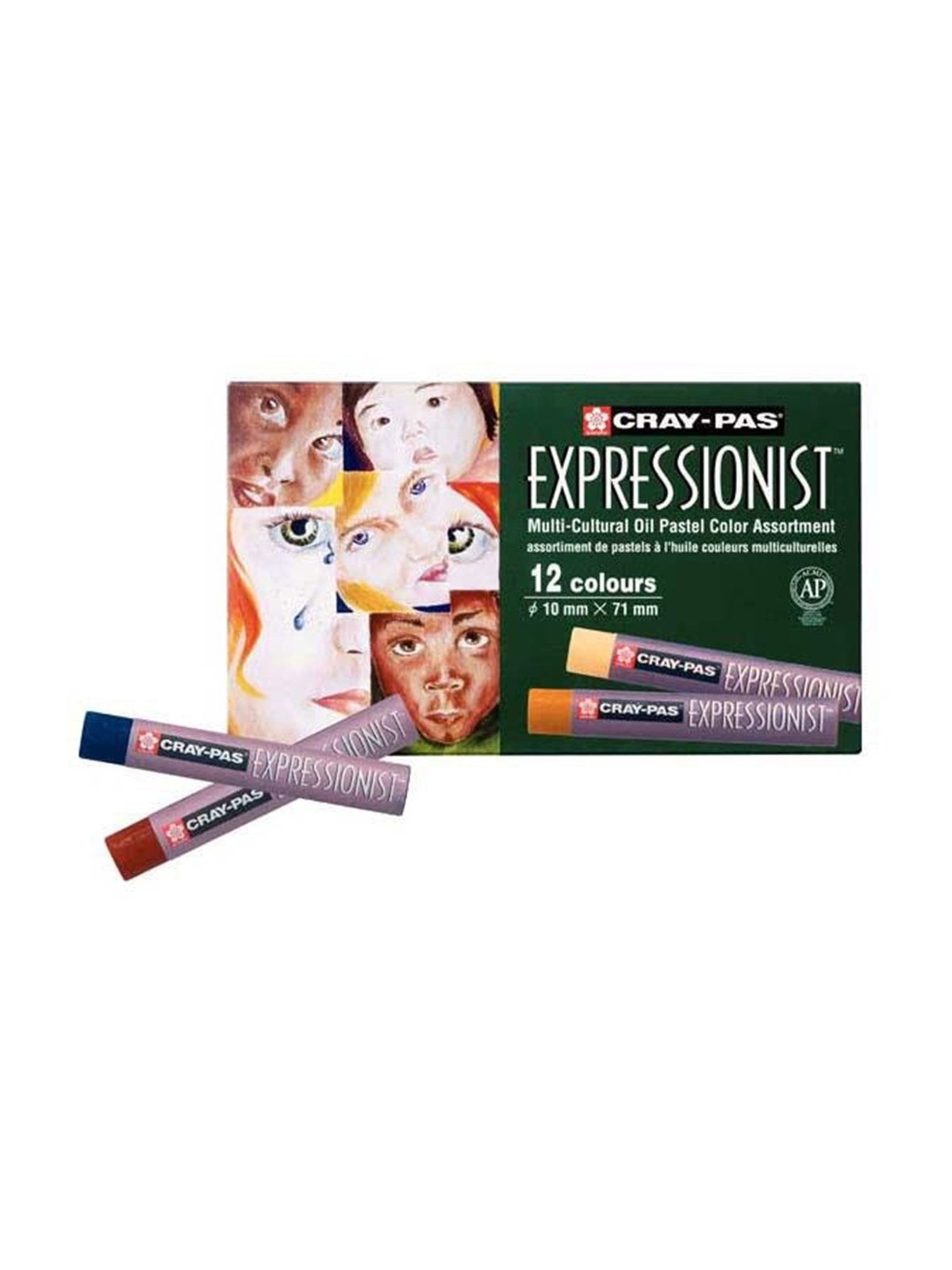 Sakura - Cray-Pas Expressionist Set 12 Oil Pastels Multi-Cultural