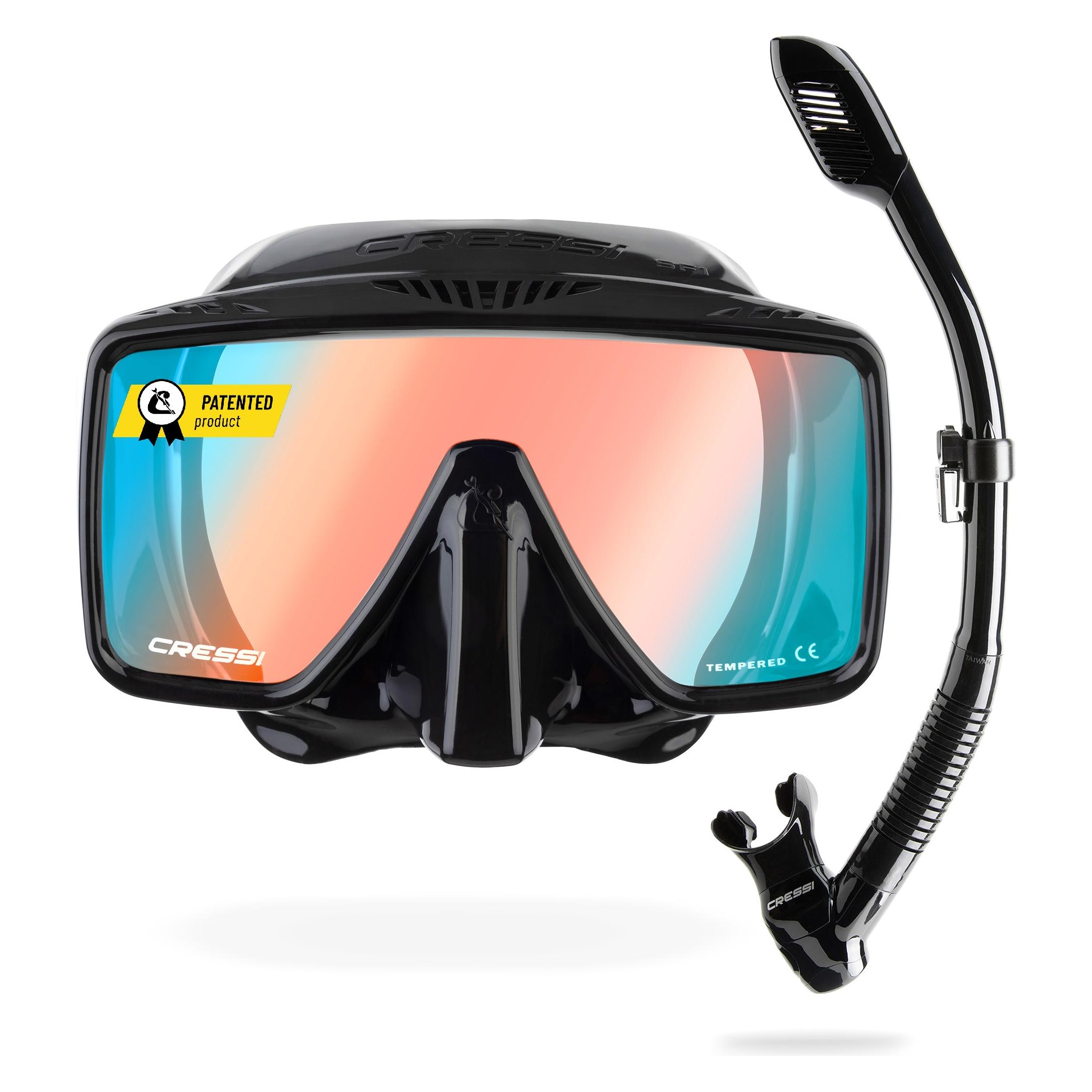 Cressi SF1 + Dry Schnorchel-Kombiset (ZDS275052)