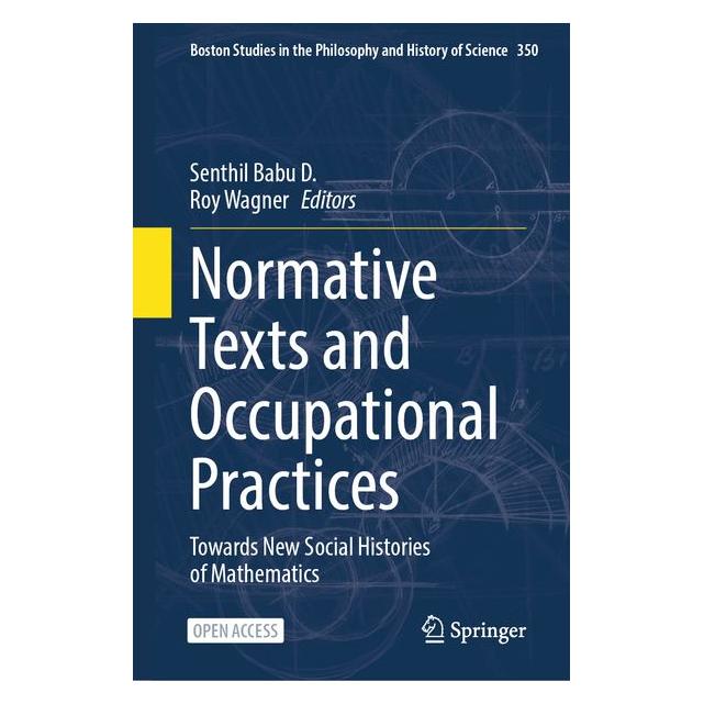 Springer Normative Texts and Occupational Practices (Englisch, Hardcover, Roy Wagner, Senthil D. Babu) (70883594)