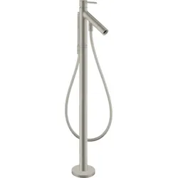 Hansgrohe AXOR Starck Einhebel-Wannenmischer bodenstehend, Edelstahl Optic, Ausladung 156 mm
