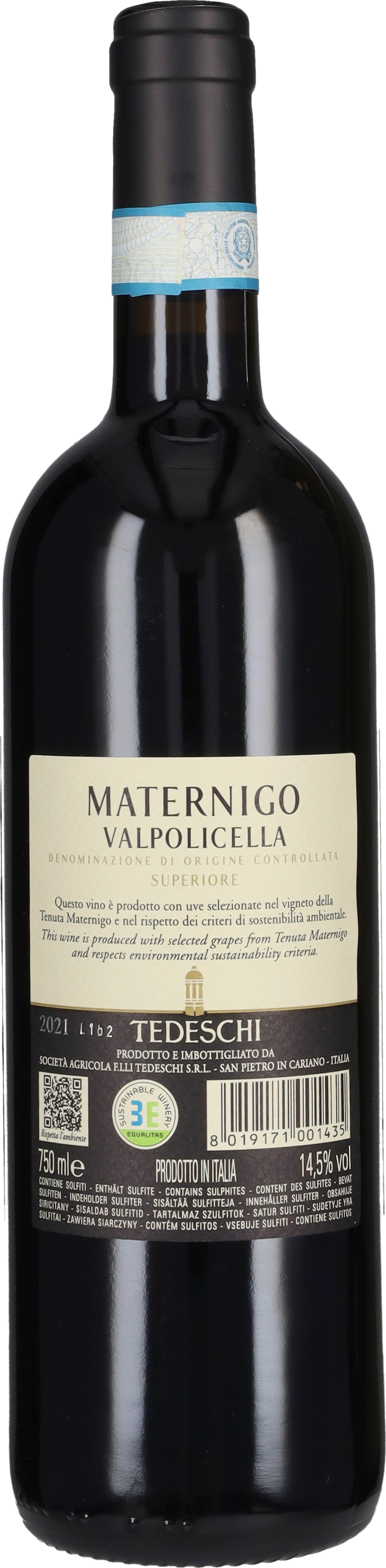 Valpolicella Superiore 'Maternigo' Tedeschi 2021
